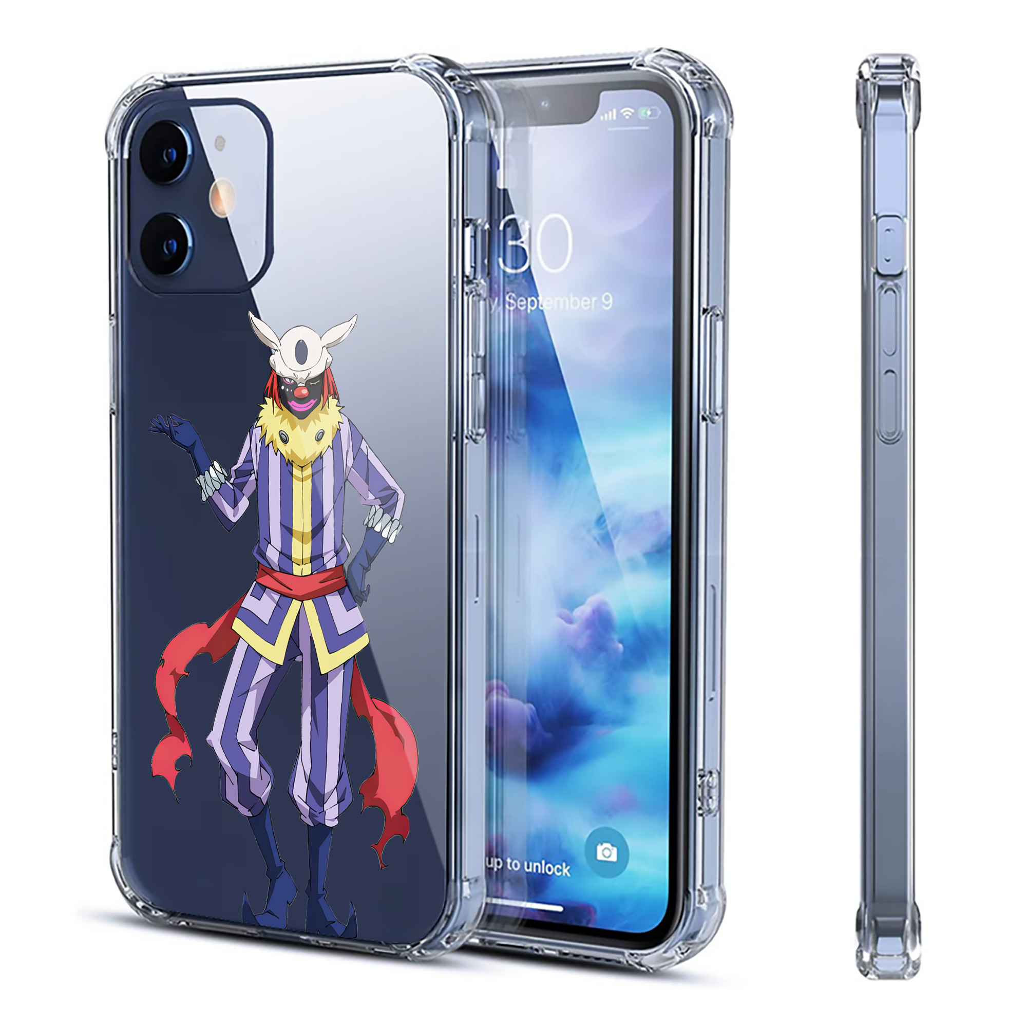 （画像用） 転スラ Regarding Reincarnated to Slime 【iPhone 12シリーズ対応】透明スマホケース（クリアソフトケース）